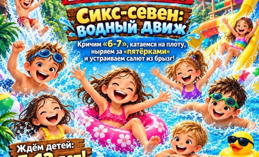 6-7: Водный движ в бассейне «КВА-КВА». Кричи громче — брызги выше
